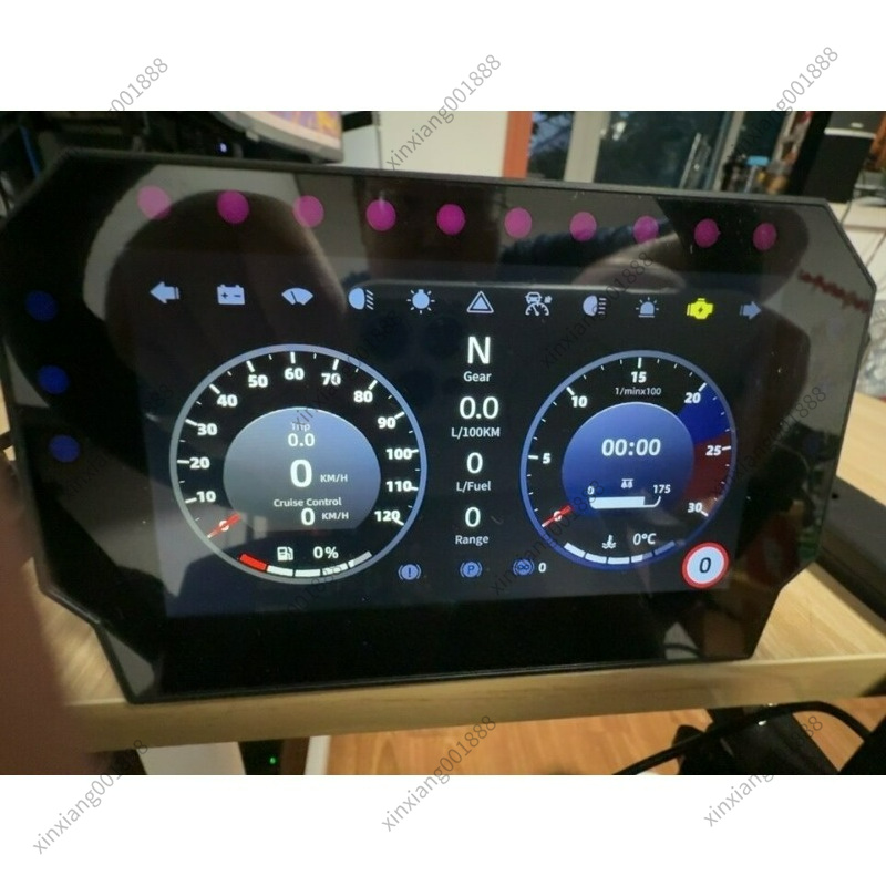 Sim Racing Dashboard Screen Display - Untuk Layar Dashboard Definisi Tinggi CM2