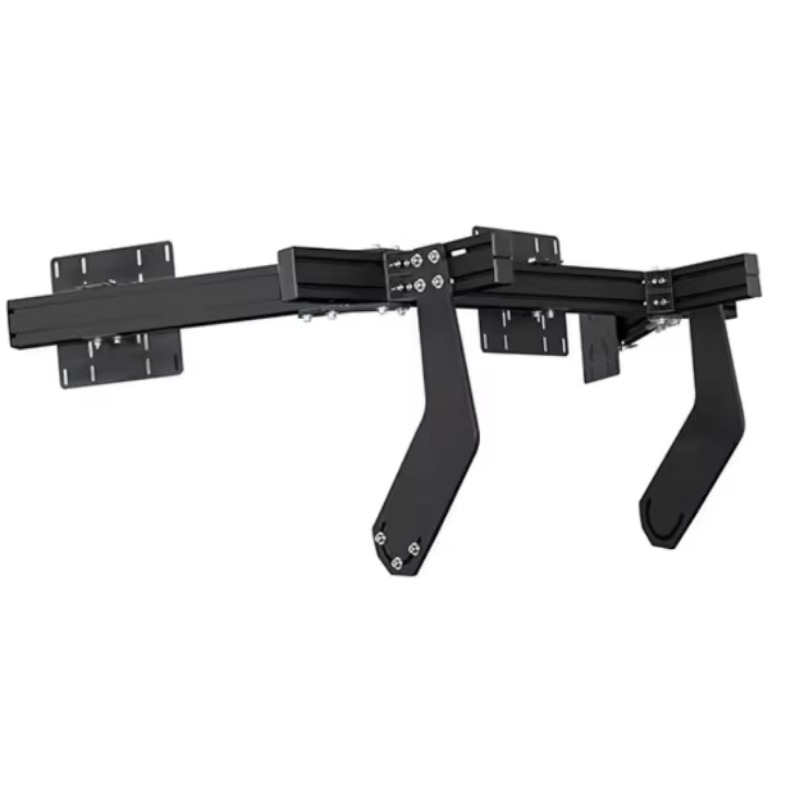 Dudukan Monitor Kokpit Simulas - Triple Monitor Stand Sim Racing ulasan dan harga
