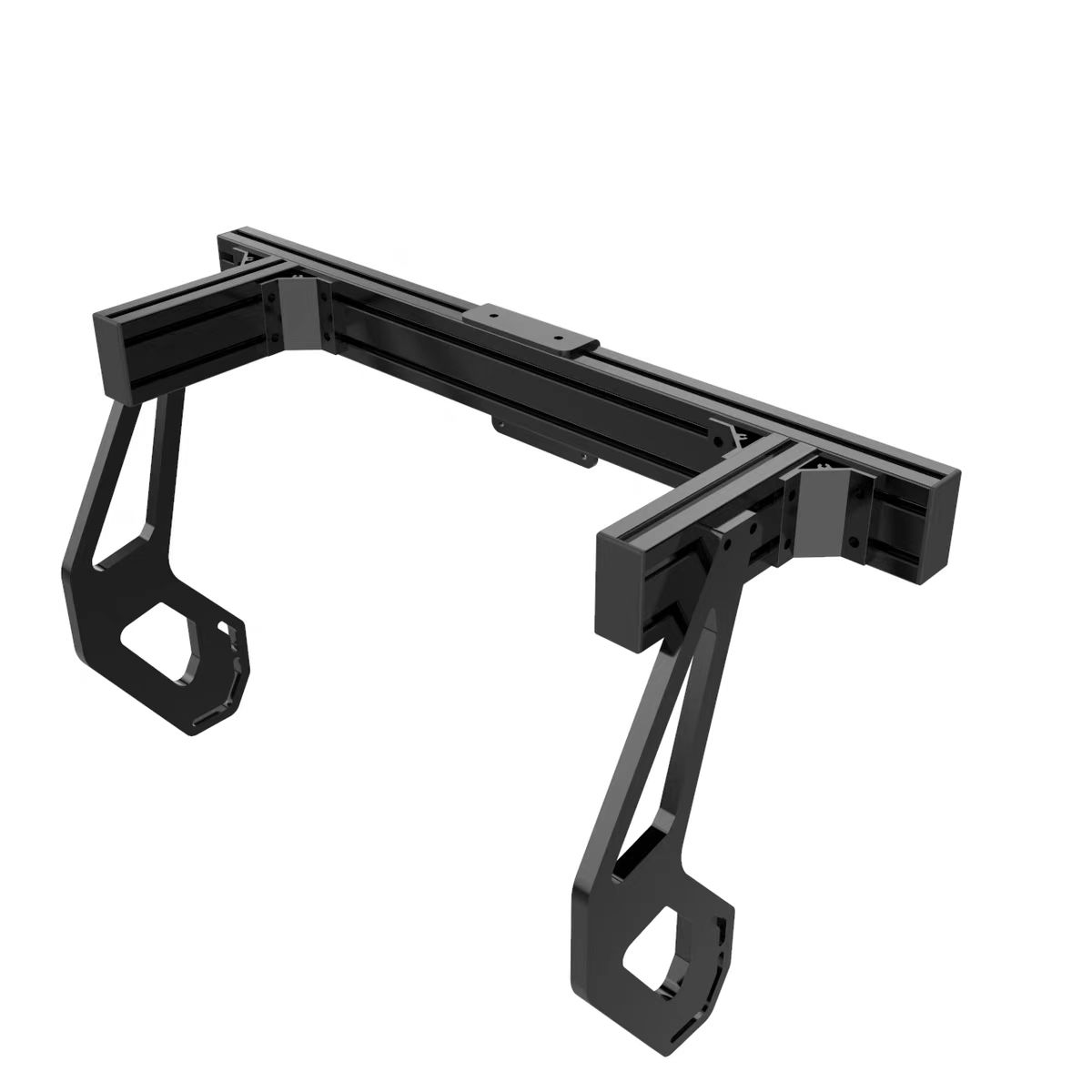 Dudukan Monitor Kokpit Simulas - Triple Monitor Stand Sim Racing ulasan dan harga