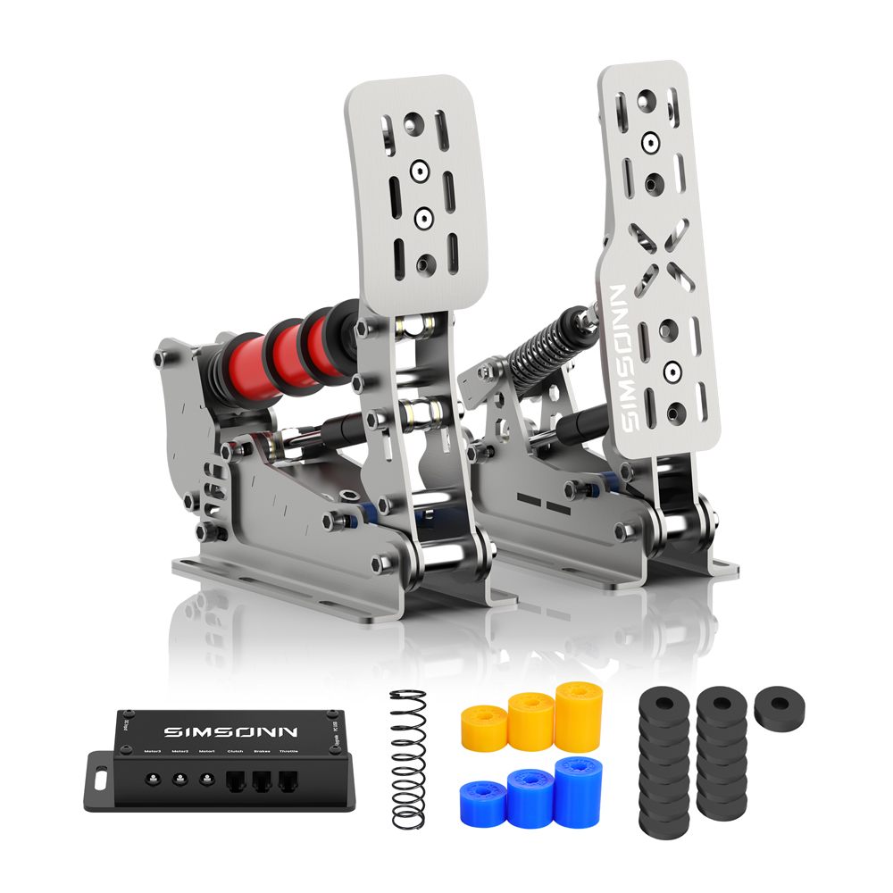 Pedal Simracing Sliver Plus X  - Sim Racing Pedals Load Cell Hydraulic ulasan dan harga