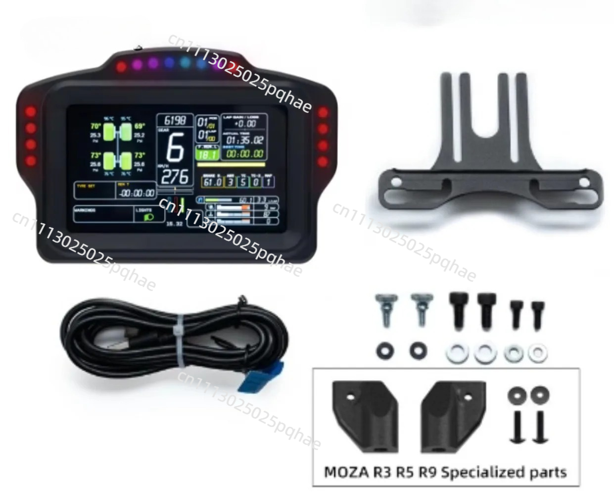 Dashboard Racing DV480/DH480 P - Sim Racing Dashboard Screen Display ulasan dan harga