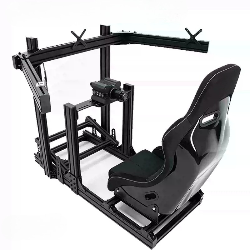 No Shake Standalone & Cockpit  - Triple Monitor Stand Sim Racing ulasan dan harga