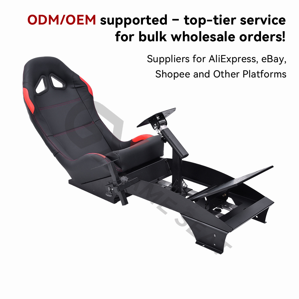 Kursi Bucket Lipat Hitam GY046 - Sim Racing Seat Bucket Cockpit ulasan dan harga