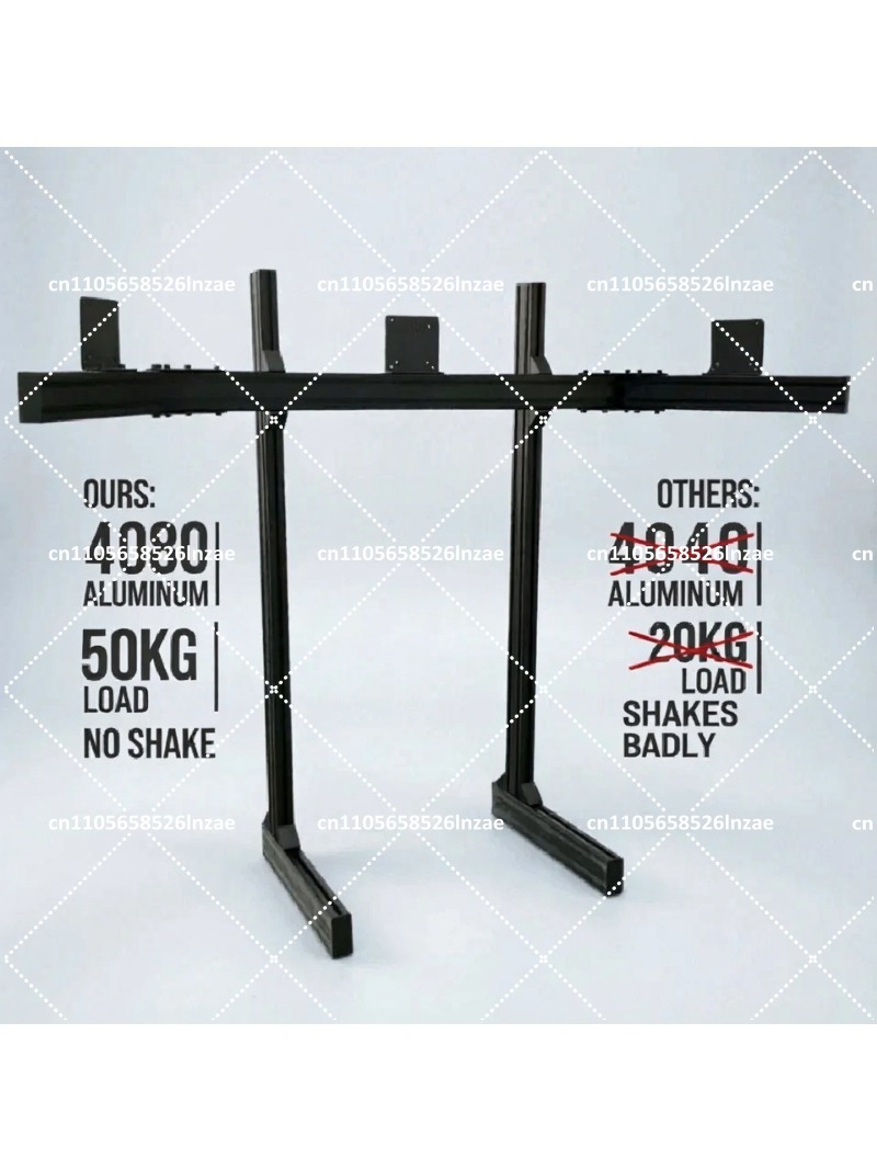 Dudukan Monitor Tiga Layar Hea - Triple Monitor Stand Sim Racing ulasan dan harga