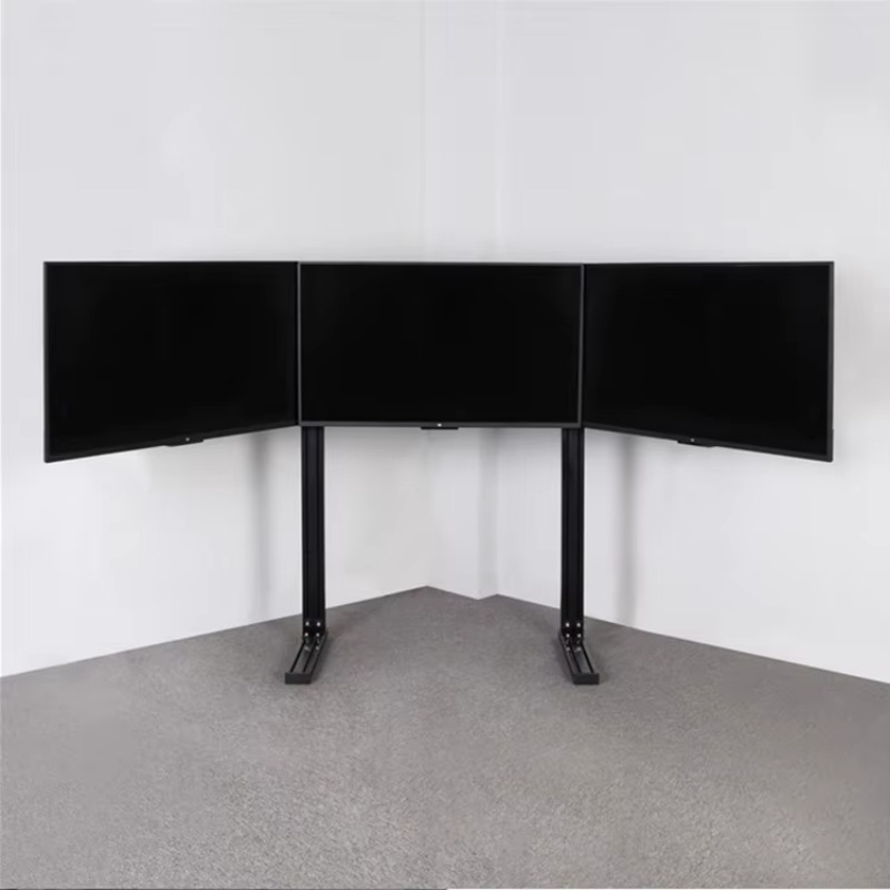 Ukuran Profil Aluminium, Duduk - Triple Monitor Stand Sim Racing ulasan dan harga