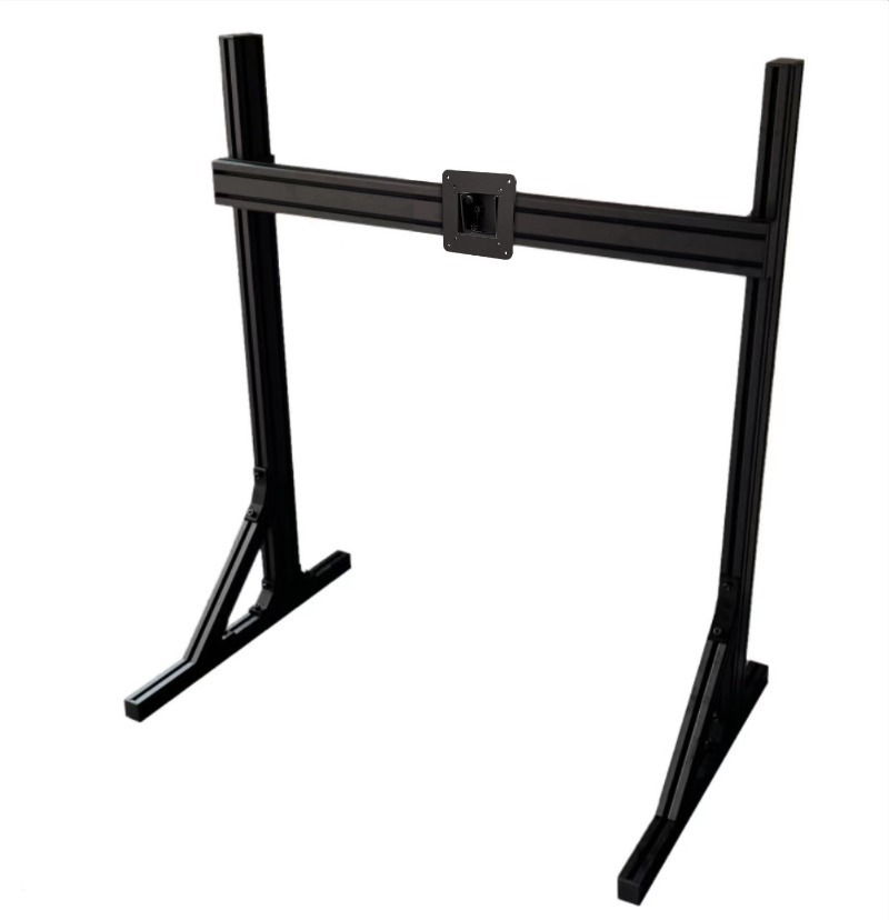 Statif Lantai Monitor Tiga Lay - Triple Monitor Stand Sim Racing ulasan dan harga
