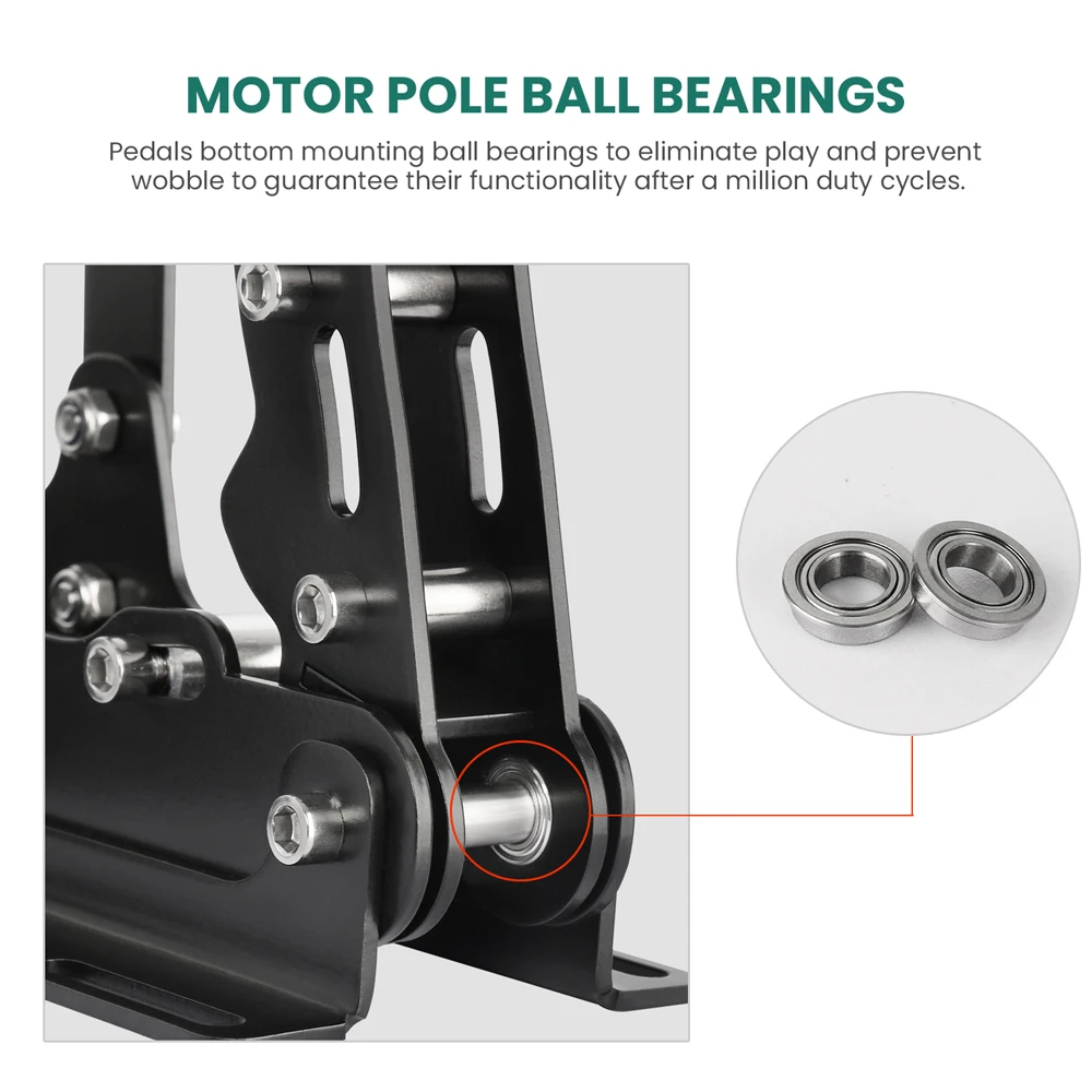 Pedal Sim Pedal balap, Simulat - Sim Racing Pedals Load Cell Hydraulic ulasan dan harga