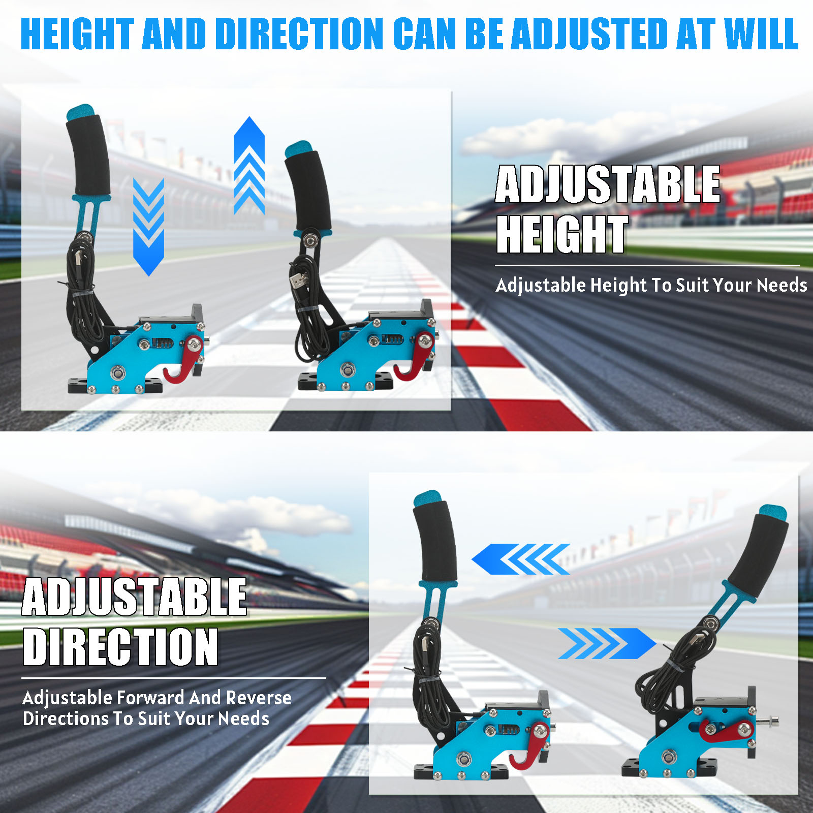 Kit Rem Tangan USB dengan Klem - Handbrake Usb Sim Racing Drift ulasan dan harga