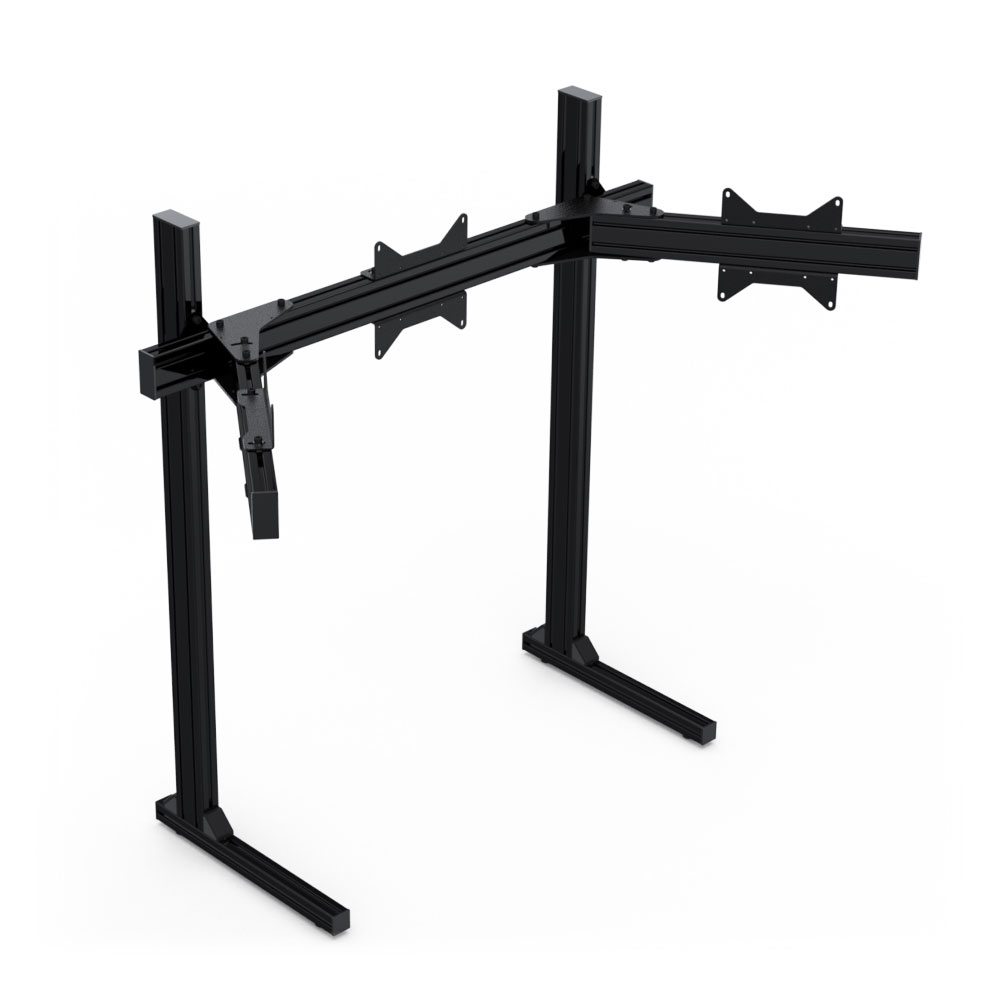 Dudukan Monitor Tiga Layar unt - Triple Monitor Stand Sim Racing ulasan dan harga