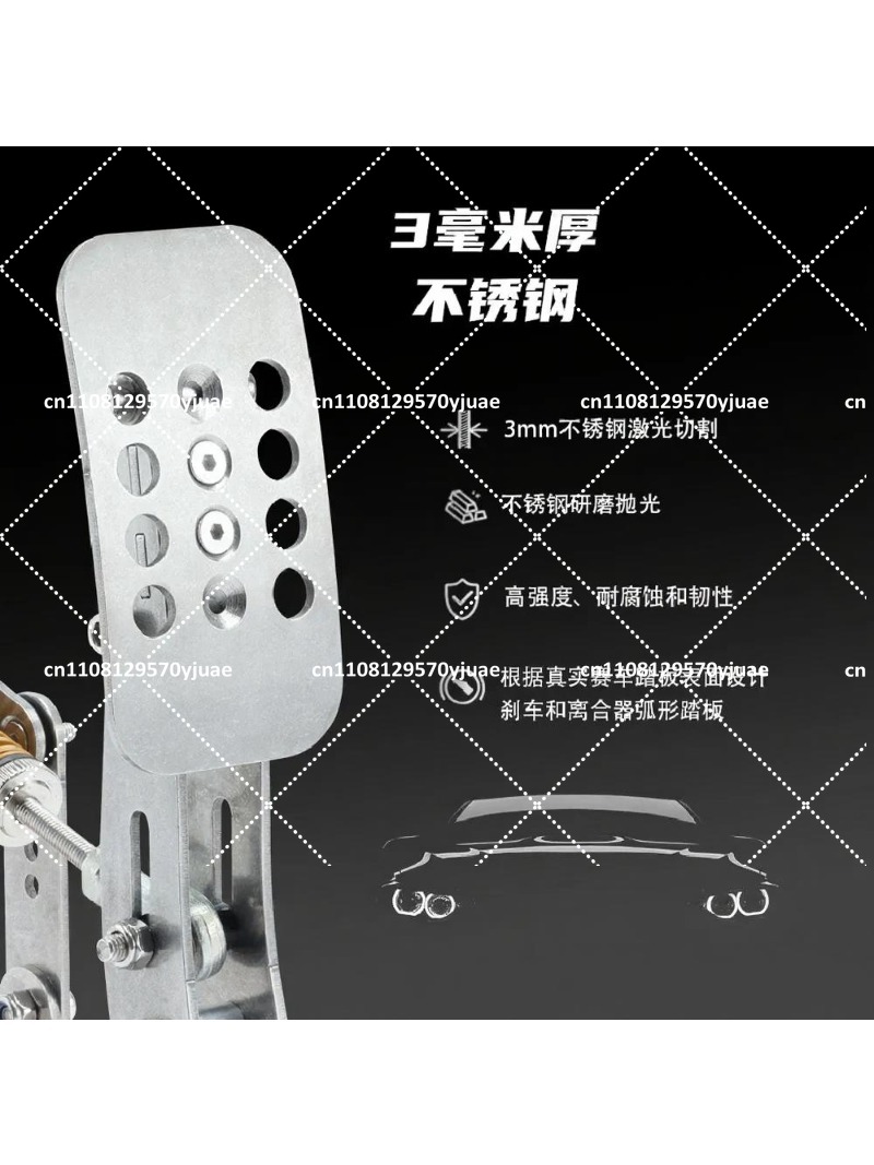 Pedal Simulator Balap Hidrolik - Sim Racing Pedals Load Cell Hydraulic ulasan dan harga