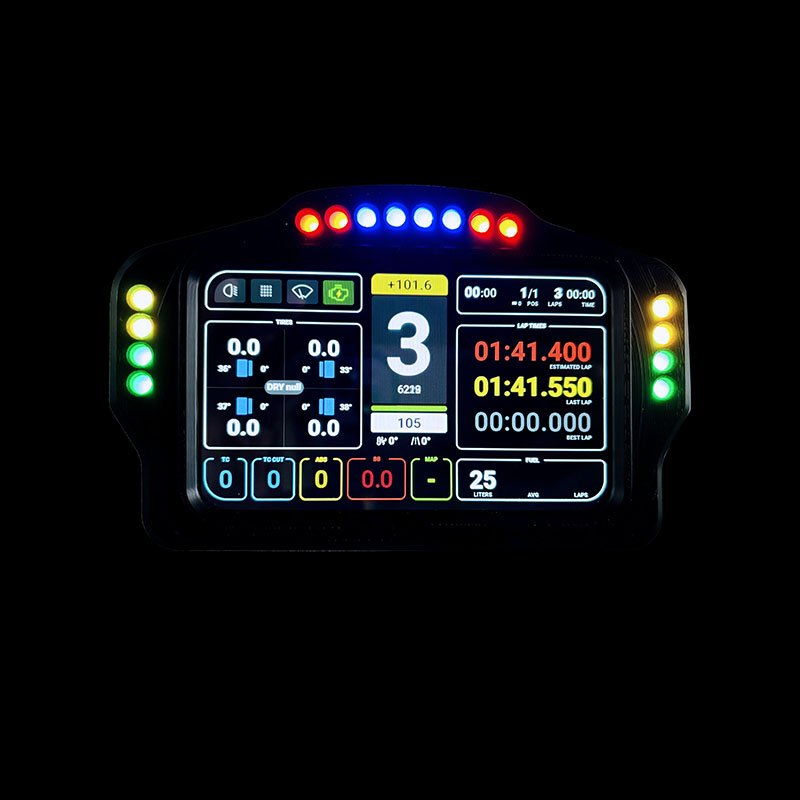 Layar Dasbor Simulasi Balap DT - Sim Racing Dashboard Screen Display ulasan dan harga