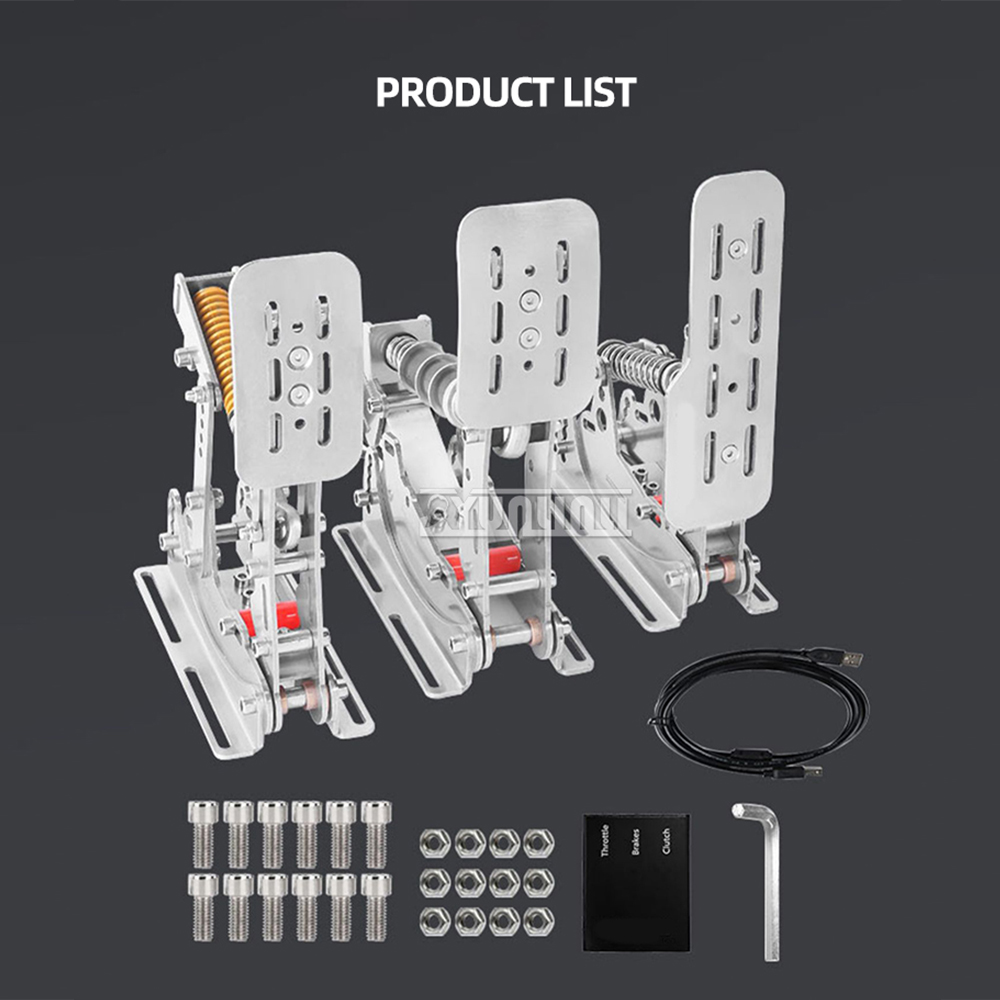 Sim Racing Pedal PC Racing Sim - Sim Racing Pedals Load Cell Hydraulic ulasan dan harga